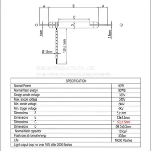 Xenon Flash Tube-Linear IPl Lamp thumbnail-4