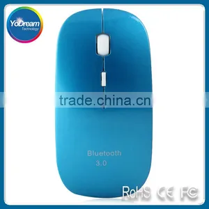 Ultra Slim Designer Rechargeable AA Battery Bluetooth 3.0 Wireless Mouse 1000 1200 1600 DPI CE ROHS FCC Certificate thumbnail-6