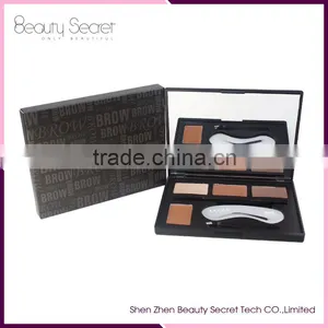4 Color Eye Brow Makeup Eyebrow Powder Palette With Eyebrow Brush thumbnail-3