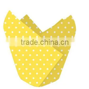 Easy Clean Factory Price Wholesale Food Grade Dot Cupcake Wrapper thumbnail-2