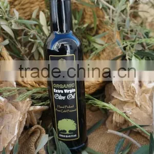 Pure Natural Extra Virgin Olive Oil. Organic Olive Oil With FDA Certification. Dorica Glass 500 ml Bottle thumbnail-1