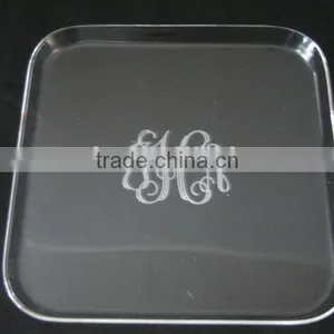 Square Acrylic Tray Acrylic Square Butler Tray 12"x12" thumbnail-1