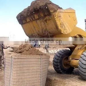 Sand Filled High Strength Hesco Barrier for Military thumbnail-1