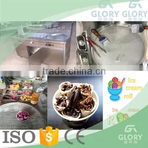 Fruit Flavor Ice Cream Roll From Thailand Fried Ice Cream Machine thumbnail-6