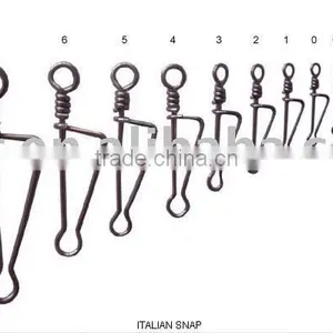 Stainless Steel Italian Snap Swivel,Fishing Clips,Fishing Accessores thumbnail-1