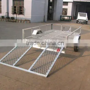 Hot Dip Galvanized Mesh ATV Car Trailer thumbnail-5