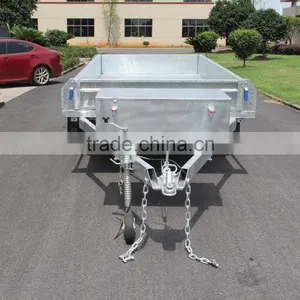 Galvanised 10x6 Tandem 3 Ton Hydraulic Tipper Tipping Box Trailer(Brand New Farm Uses) thumbnail-4