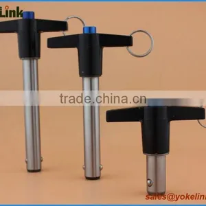 Ball Locking Quick Release Pin With Stainless Steel Ring thumbnail-2
