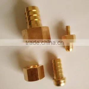 Brass Hydraulic Hose Fitting , Union PU Tbe Fitting thumbnail-4