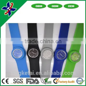 Latest Style Custom Colorful New Fashion Interchangeable Silicone Strap Watch thumbnail-1