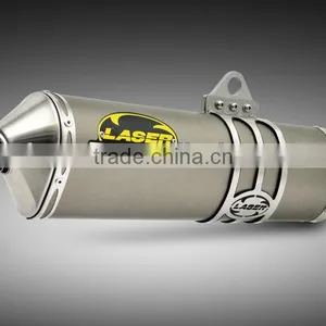 For SUZUKI DR-Z400 SM Motorcycle Exhaust Pipe LASER ProDuro Slip-on Muffler RX thumbnail-1