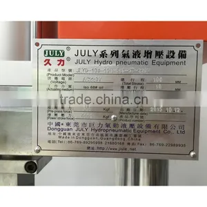 JULY Made Aluminum Push Plate Punching Hole Machine thumbnail-6