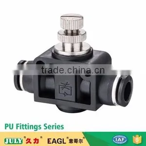JULY Factory Made PU Plastic Pneumatic Push-in SC Speed Control Valve for Tube Fittings thumbnail-1