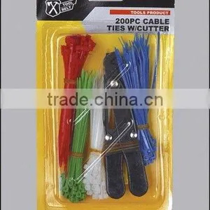 Cable Tie Cutter With 200pc 4" Cable Ties thumbnail-1
