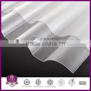 0.8-2.0mm Polycarbonate Corrugated Sheet /pc Roofing Sheet/polycarbonate Waved Sheet thumbnail-3