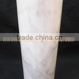 NEW MARBLE FLOWER VASES CARRARA ZIARAT WHITE thumbnail-2