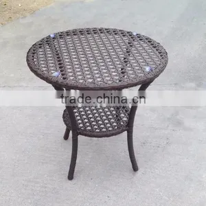 3 Pcs Outdoor Garden Coffee Table And Folding Chair thumbnail-5