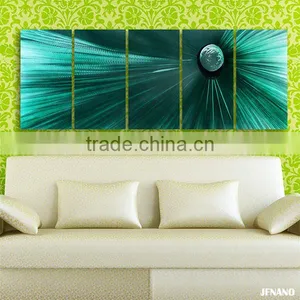 Creative Metal Aluminum Plate Painting Wall Painting Designs For Living Room thumbnail-1
