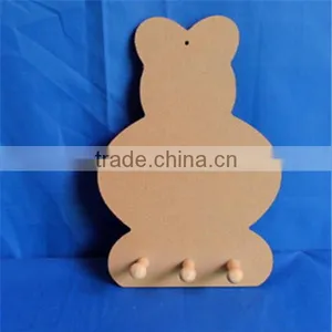 Animal Shaped Decor Wooden Wall Mounted Cloth Hangers thumbnail-1