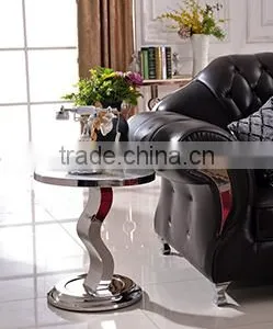 D001 Living Room Furniture Modern Round Side Table thumbnail-2