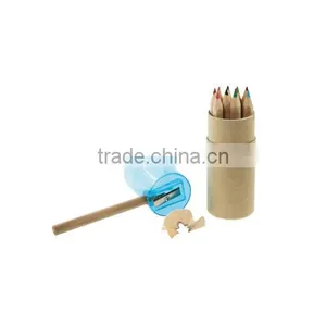 12pcs Colored Wooden Pencil Set With Sharpener thumbnail-1