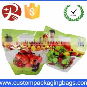 Clear Plastic Fruit Laminated Bunch Bag Slider Zipper Bags Apple / Grape Laminated Bunch Bag thumbnail-5