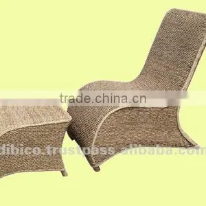 Queen Chair and Stool/ 2 Pcs Relax Table Set thumbnail-1