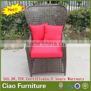 Synthetic Rattan Garden Furniture High Back Chair Leisure Chair thumbnail-4