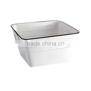 Enamel Gardening Ice Basin Tray With Shelf thumbnail-1
