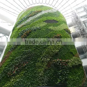 Indoor Vertical Garden Green Wall Factory Price Artificial Plant Wall thumbnail-2