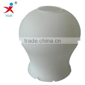 Supply Glass Lampshade, White Paint Outside Coil Dome Light Glass Lamp Shade thumbnail-1