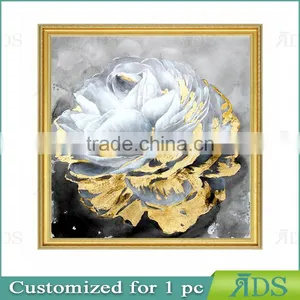 Handpainted Modern Floral Fabric Oil Painting thumbnail-1