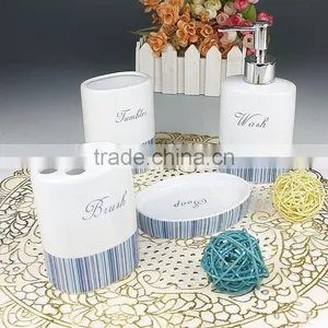 2015 Ceramic Bathroom Set Fashion Design Wiht English Letter thumbnail-2