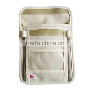 Promotional Travel Card Cash Document Bag Wallet Rfid Blocking Passport Holder thumbnail-2
