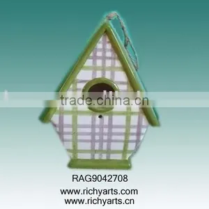 Ceramic Bird House thumbnail-1