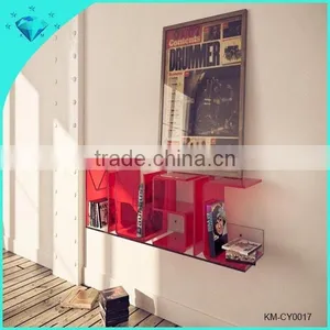 Hot Sale Wall Mounted Acrylic Book Shelf thumbnail-6
