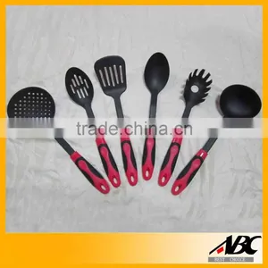 4pcs High Quality Nylon Kitchenware Light Blue Kitchen Utensil Set thumbnail-5
