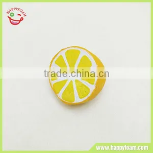 Yellow Half Lemon Soft pu Material Squishy Squeeze Fruit Slow Rising Toys thumbnail-1