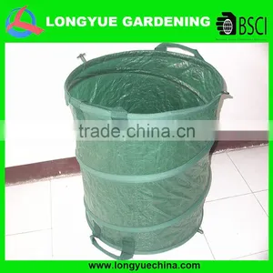 PE Material Pop up Garden Waste Bag With Carry Handles thumbnail-1