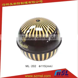 Christmas Metal Ball Tin Box for Gifts thumbnail-1