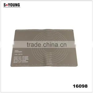 16098 Chef Special,Non Stick,Non Slip Extra Large Silicone Baking Mat for Pastry Rolling With Measurements(40x60cm) thumbnail-1
