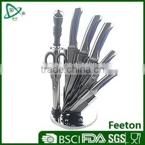8pcs Stianless Steel Kitchen Knife With Knife Grinder Set thumbnail-1