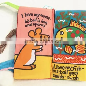 Development Toys Baby Kids Toddler Intelligence Educational Pets Tails Cloth Book Girl Boy thumbnail-3