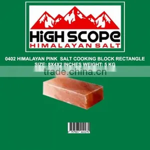 HIMALAYAN PINK SALT COOKING BLOCK 8X4X2 INCHES thumbnail-1