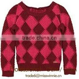 Children's Jacquard Sweater,patterns Jacquard Sweaters,candy Color Sweater thumbnail-1