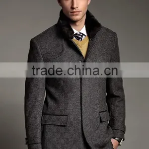 Wool High Quality Winter Warm Men Coat Made to Measure Overcoat. BCL030 thumbnail-1