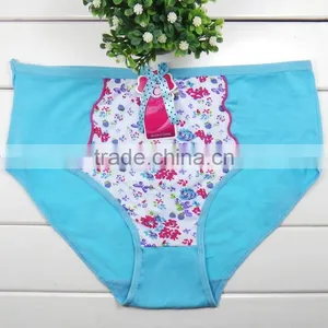 2015 New Design Hot Sale Sexy Lady Big Size Panty 100% Polyester Panties thumbnail-5