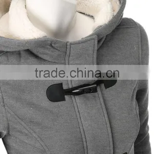 Winter Jacket Women Hooded Winter Coat Fashion Autumn Women Parka Horn Button Coats 2016 thumbnail-5