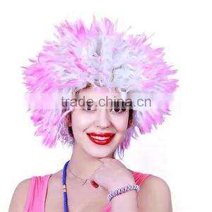 Halloween Costume Clown Wig Afro Kinky Hair Lady's Hair Full Wigs Party Cosplay Halloween Wig thumbnail-2