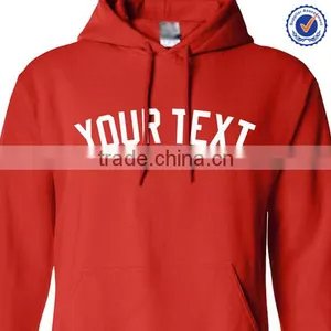 100% Cotton Mens Plain Pullover Hoodie With Your Logo thumbnail-3